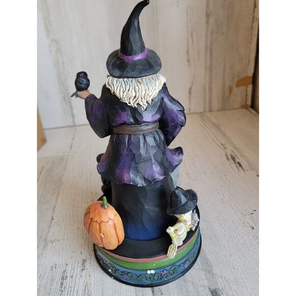 Jim Shore Ghostly, Ghastly Greetings 4056593 Halloween witch figure - Picture 9 of 10